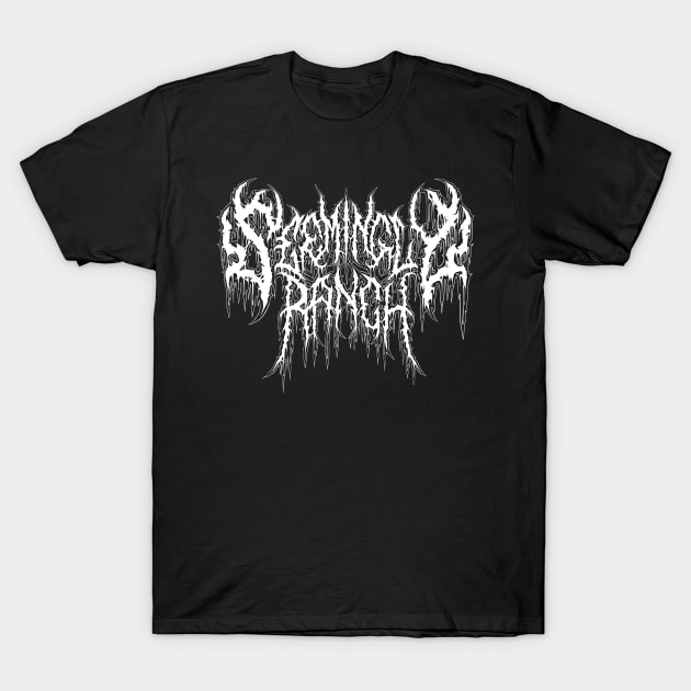 SEEMINGLY RANCH death metal logo T-Shirt by Brootal Branding